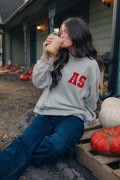 Oversized Varsity Mockneck